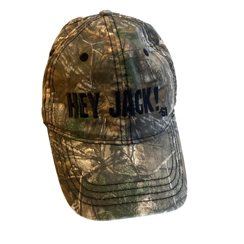 Duck Dynasty Hey Jack! Camouflage Baseball Cap Camo Hat Paramount Outdoors A&E